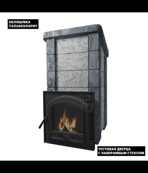 Печь для бани "Сударушка Семейная РК" с чугунной дверцей